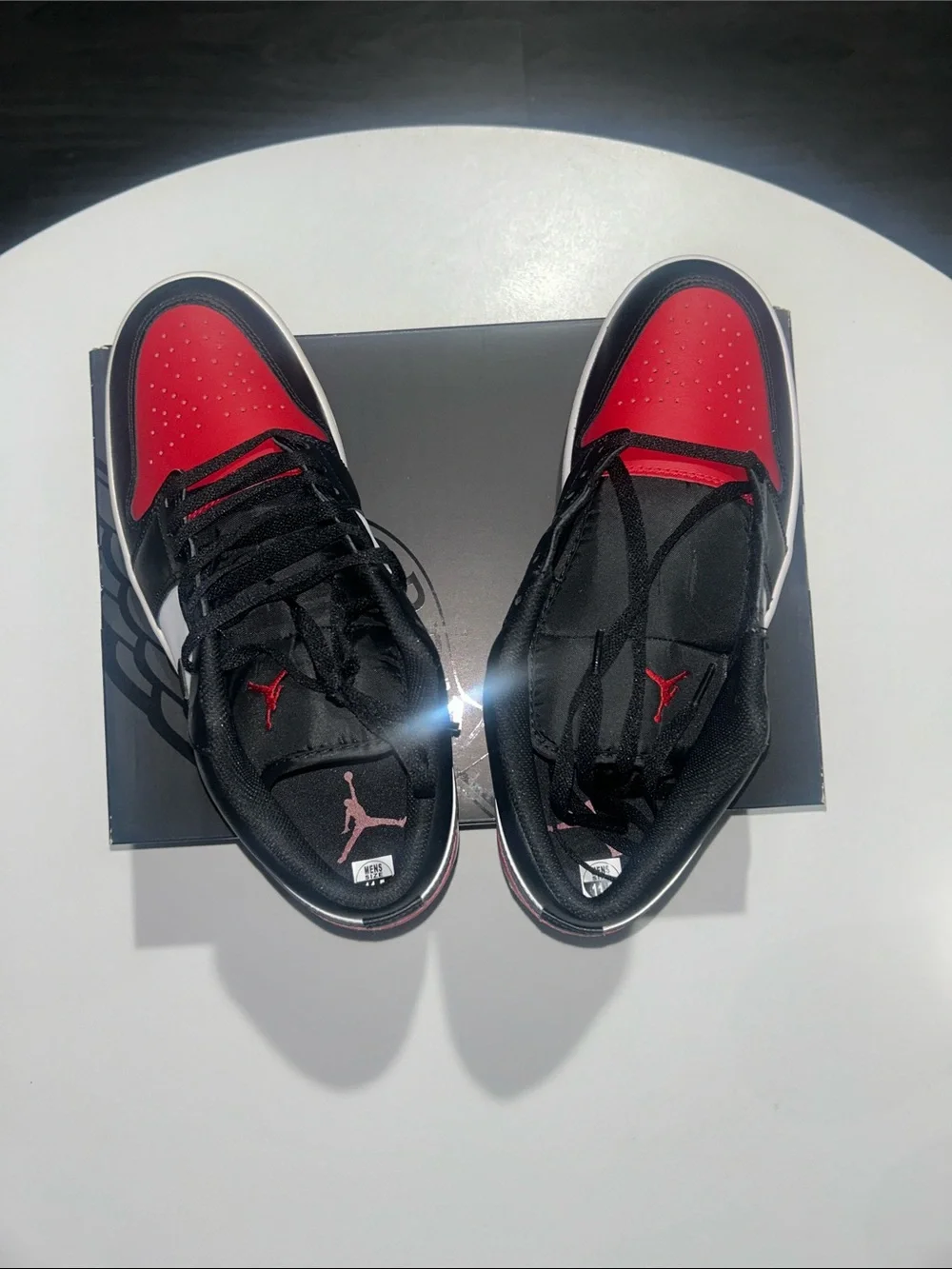 Jordan 1 Low “Bred Toe 2.0” Men’s Size 11.5